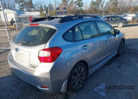 2015 Subaru Impreza 2.0I Sport Limited from USA, damaged, VIN JF1GPAZ6XFH268111